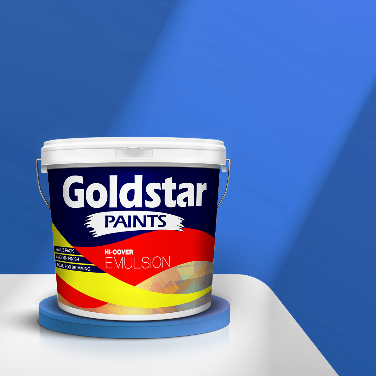 GoldStar Hi Cover Emulsion White 10Litres